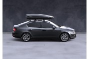 Автобокс на крышу LUX IRBIS 206, серый металлик - изображение 12