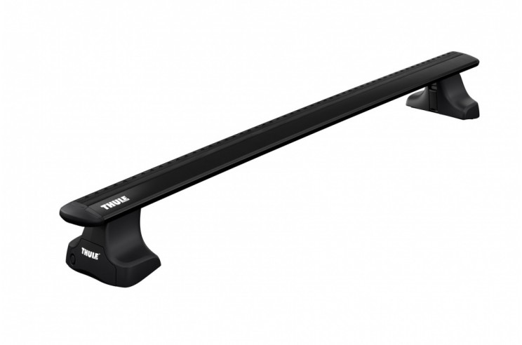 Багажник в сборе Thule 754 WingBar, чёрный для BMW X1 5-dr SUV F48 (гладкая крыша) 2015-2022