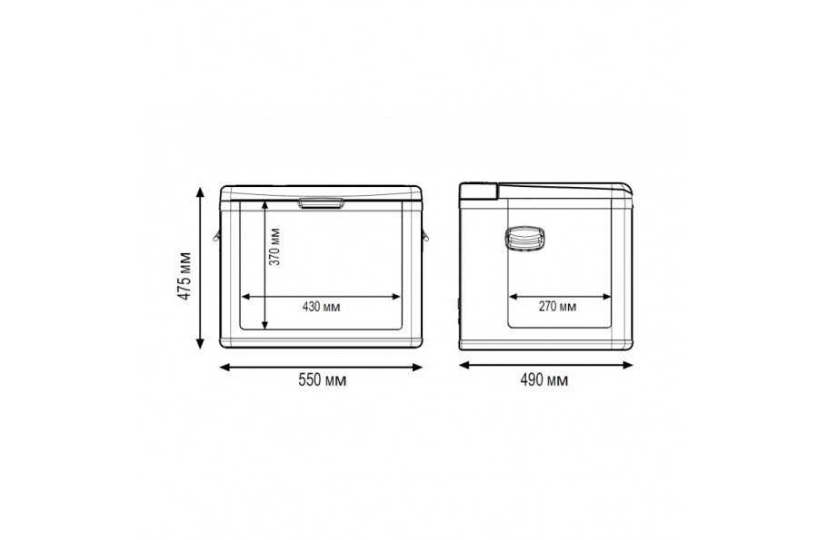 Автохолодильник компрессорный INDEL B TB45 А - изображение 31