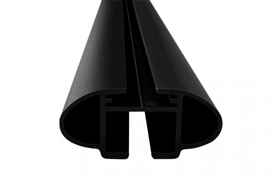 Алюминиевая дуга чёрная аэродинамический профиль L = 1260 (2 шт.) - изображение 5
