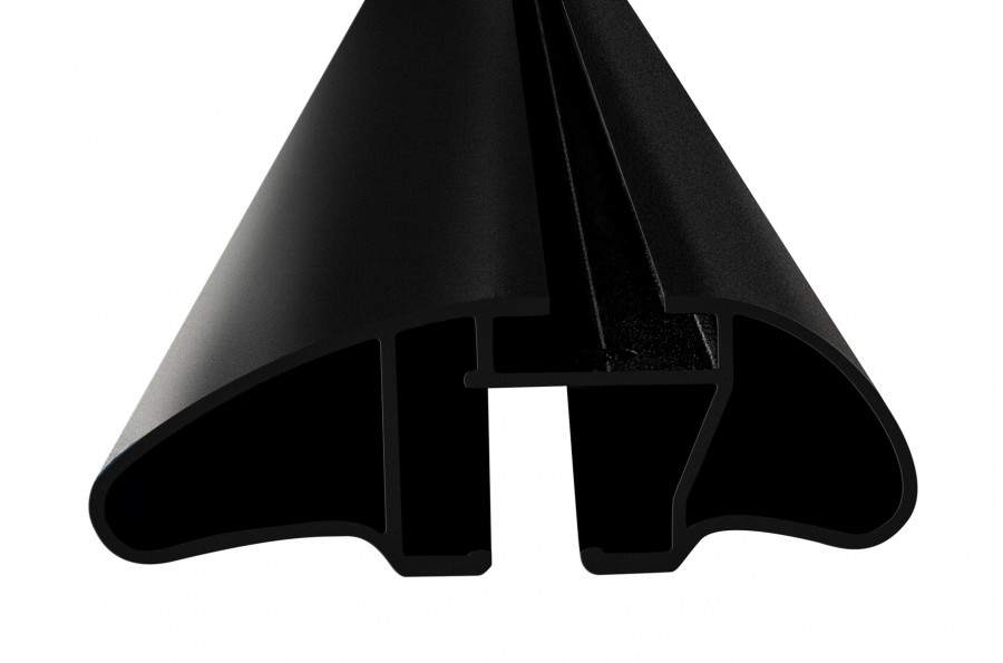 Алюминиевая дуга чёрная крыловидный профиль L=1260 (2 шт.) - изображение 5